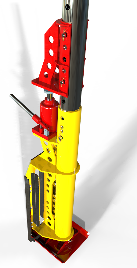 机械升降机构3D模型图纸 STP格式